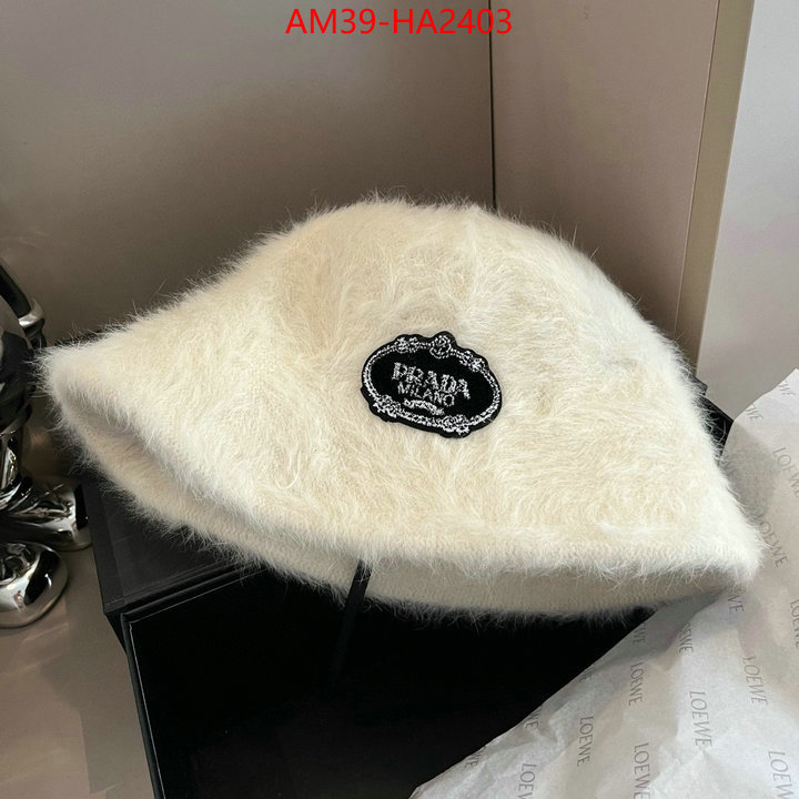 Cap (Hat)-Prada fake aaaaa ID: HA2403 $: 39USD