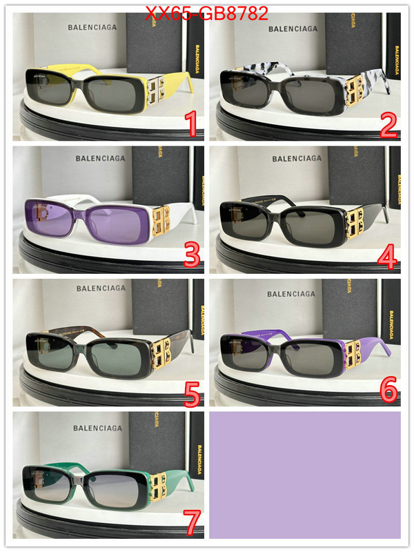 Glasses-Balenciaga high quality customize ID: GB8782 $: 65USD