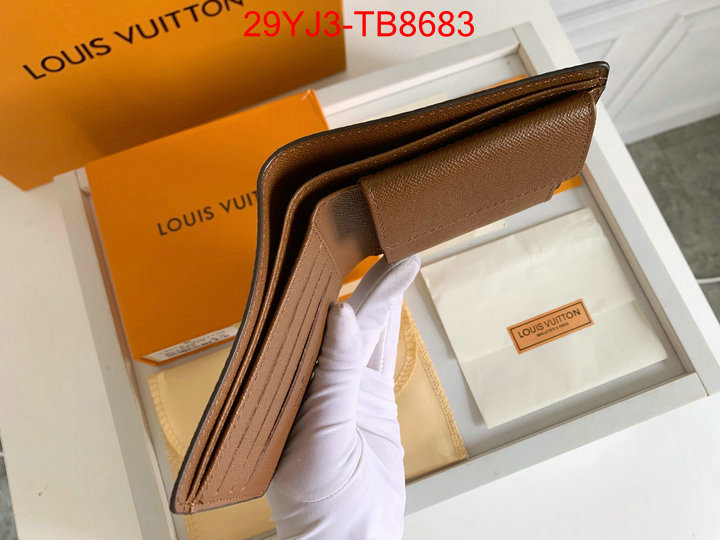 LV Bags(4A)-Wallet top ID: TB8683 $: 29USD,