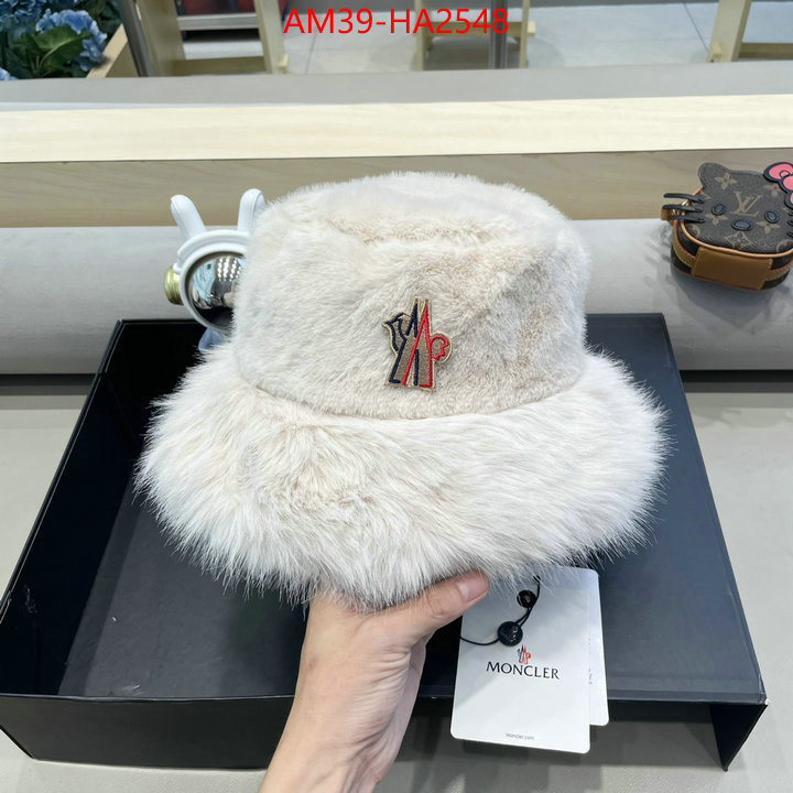 Cap(Hat)-Moncler 2024 luxury replicas ID: HA2548 $: 39USD