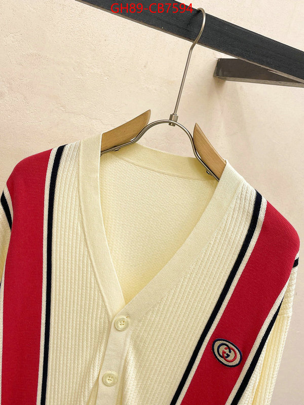 Clothing-Gucci best quality replica ID: CB7594 $: 89USD