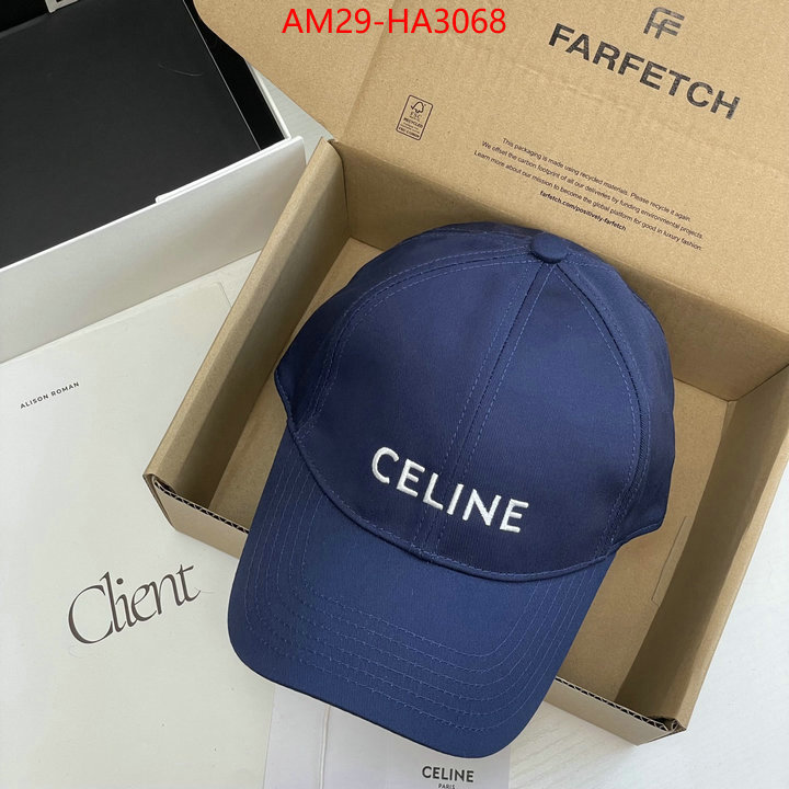 Cap(Hat)-Celine what is a 1:1 replica ID: HA3068 $: 29USD