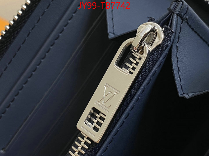 LV Bags(TOP)-Wallet high quality online ID: TB7742 $: 99USD,