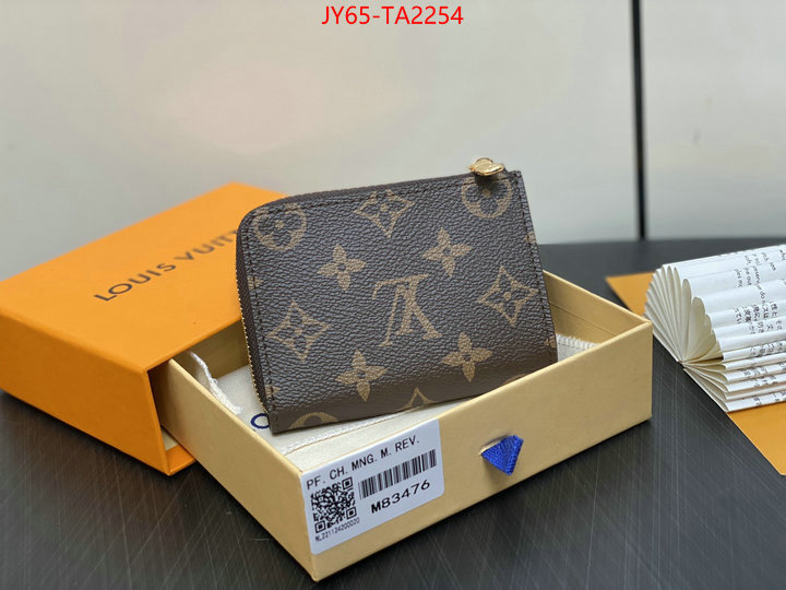 LV Bags(4A)-Wallet new designer replica ID: TA2254 $: 65USD,