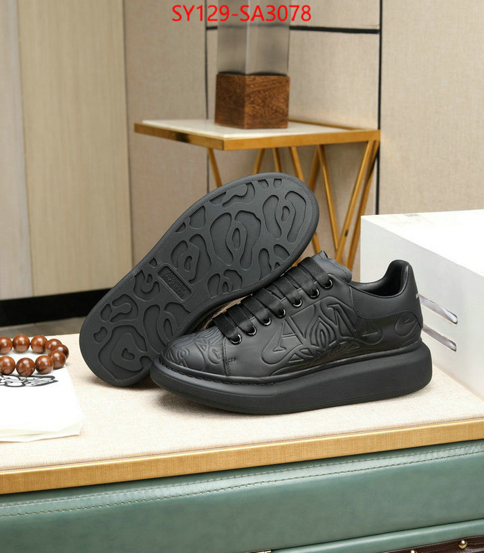 Men Shoes-Alexander McQueen top quality designer replica ID: SA3078 $: 129USD