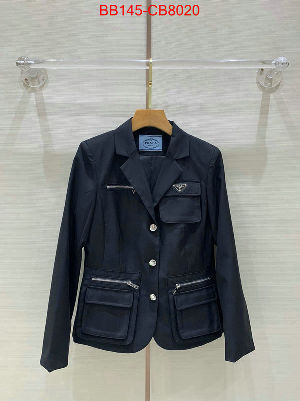 Clothing-Prada replicas buy special ID: CB8020 $: 145USD