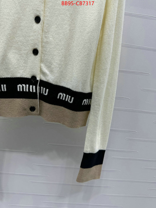 Clothing-MIU MIU high quality ID: CB7317 $: 95USD