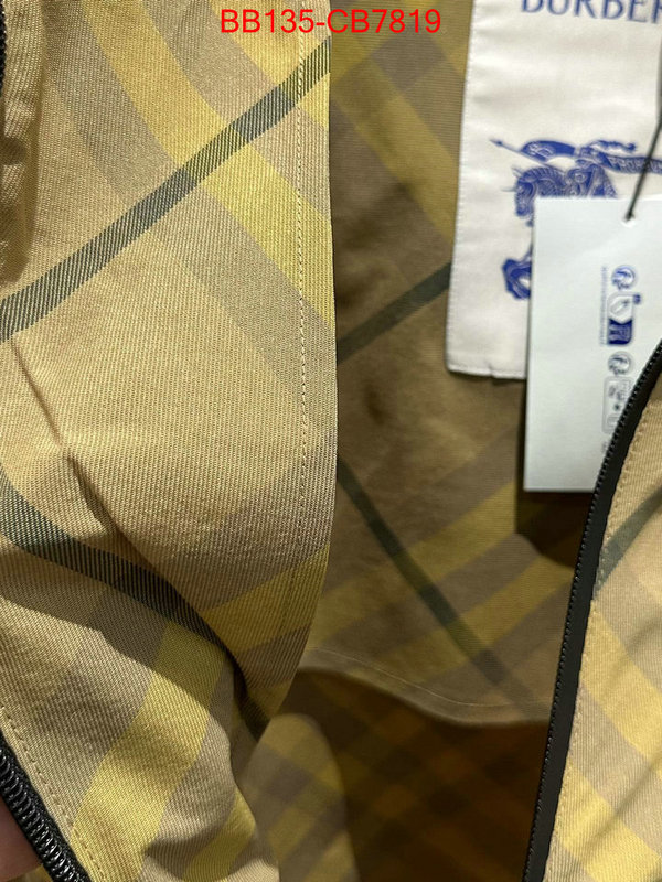 Clothing-Burberry replica us ID: CB7819 $: 135USD