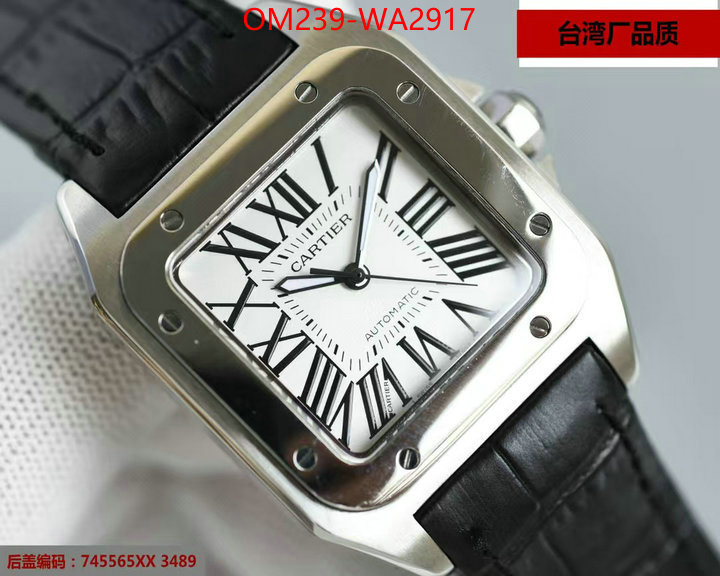 Watch(TOP)-Cartier designer 1:1 replica ID: WA2917 $: 239USD