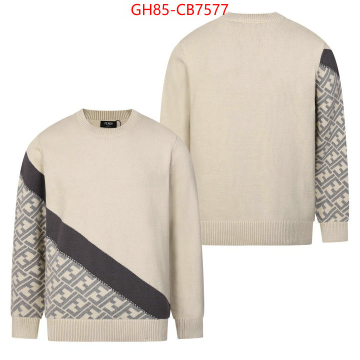 Clothing-Fendi best luxury replica ID: CB7577 $: 85USD