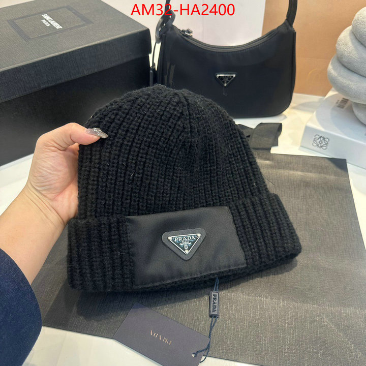 Cap (Hat)-Prada buy high quality cheap hot replica ID: HA2400 $: 32USD