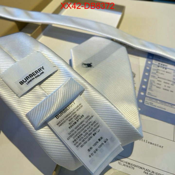 Ties-Burberry good quality replica ID: DB8372 $: 42USD