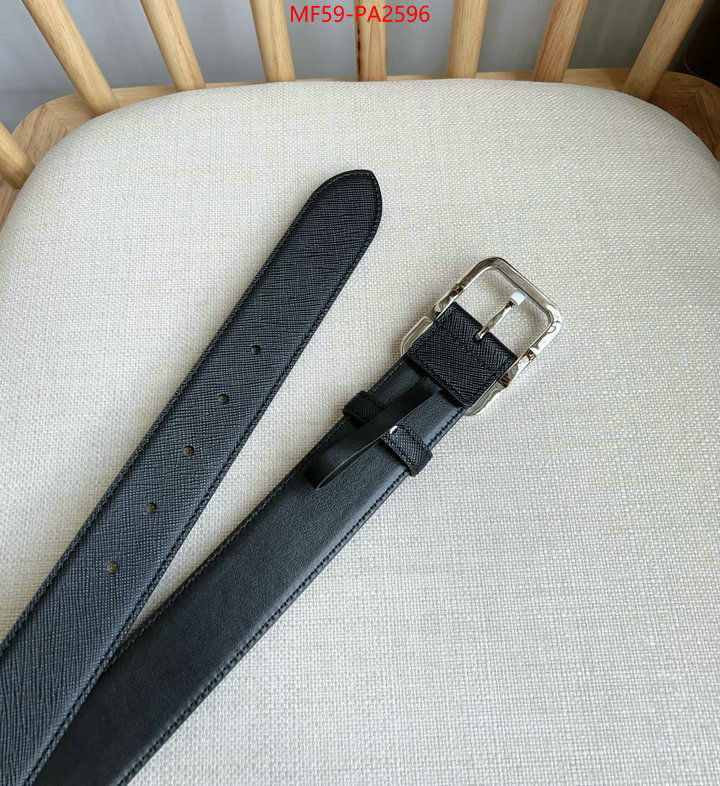 Belts-Prada luxury cheap replica ID: PA2596 $: 59USD