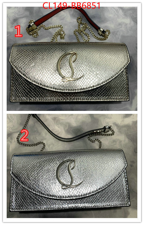 Christian Louboutin Bags(TOP)-Crossbody- fashion designer ID: BB6851 $: 149USD,