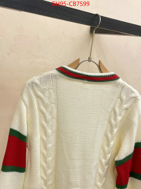 Clothing-Gucci what is aaaaa quality ID: CB7599 $: 95USD