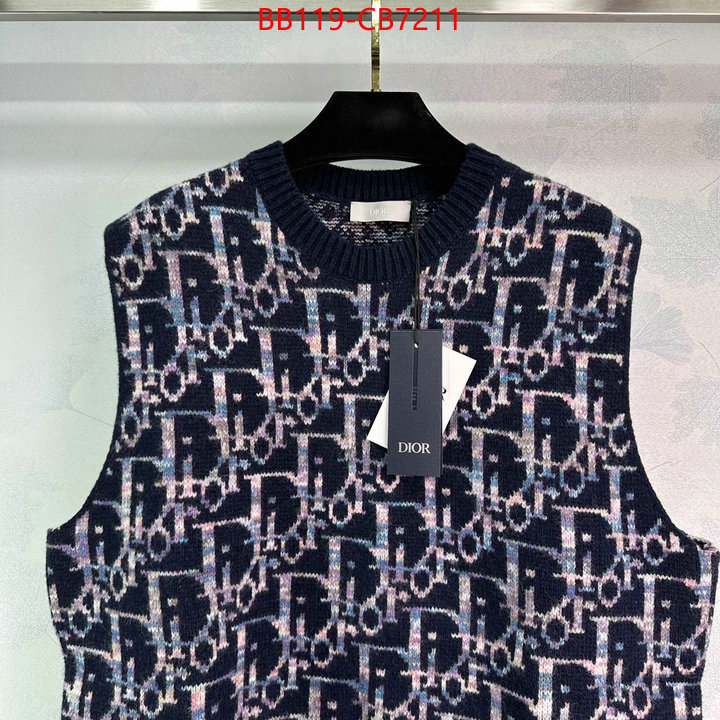 Clothing-Dior fake aaaaa ID: CB7211 $: 119USD