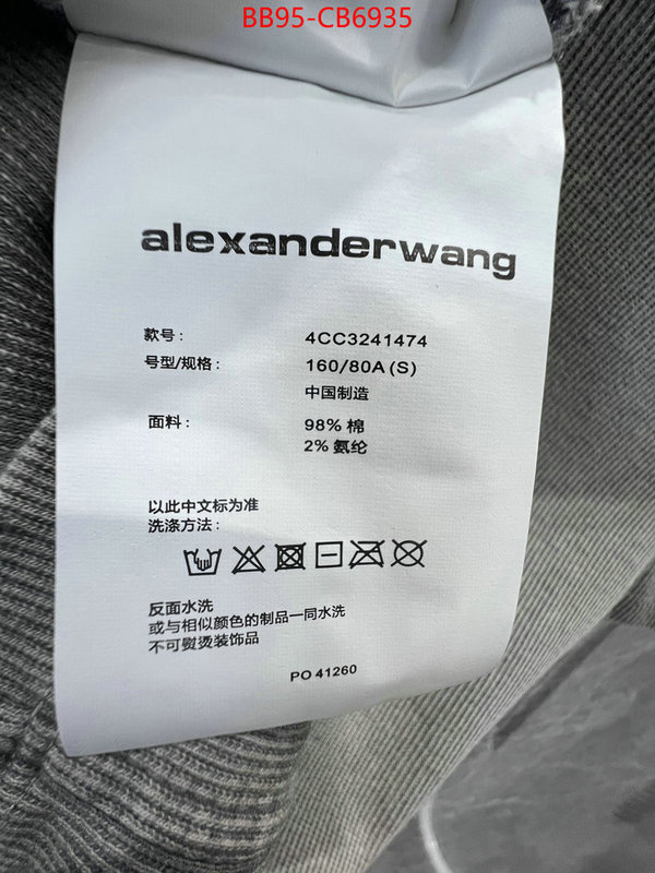 Clothing-Alexander Wang where to buy ID: CB6935 $: 95USD