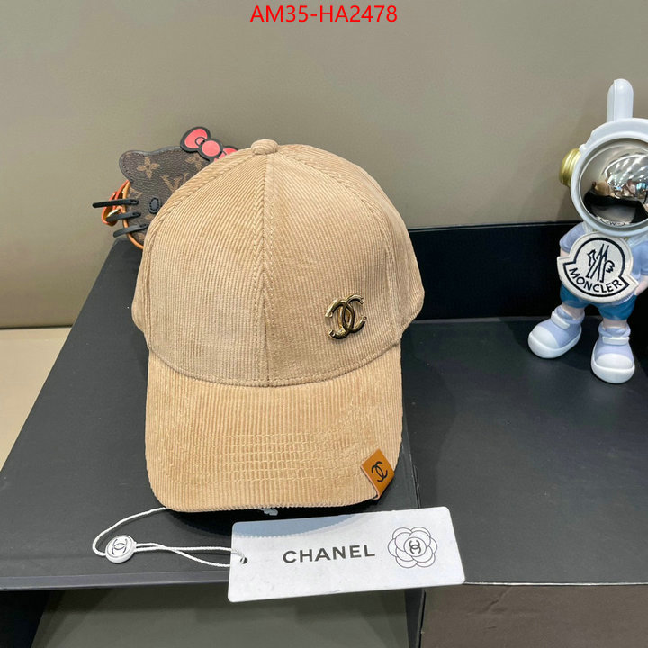 Cap (Hat)-Chanel designer fashion replica ID: HA2478 $: 35USD