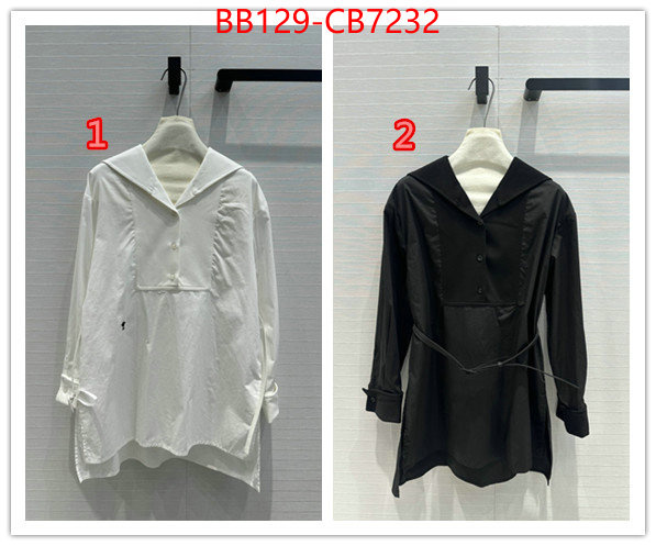 Clothing-Dior fake aaaaa ID: CB7232 $: 129USD