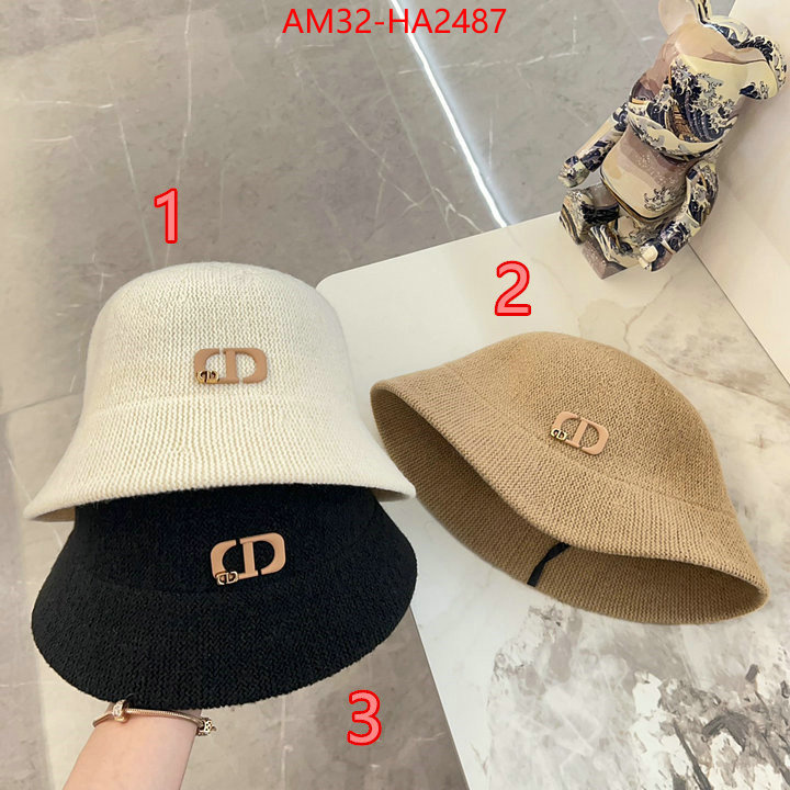 Cap (Hat)-Dior buy cheap ID: HA2487 $: 32USD