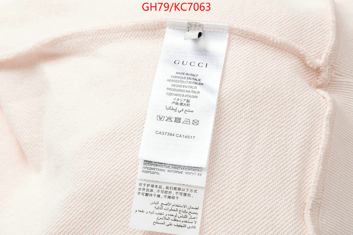 Clothing-Gucci same as original ID: KC7063 $: 79USD