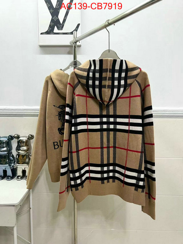 Clothing-Burberry wholesale designer shop ID: CB7919 $: 139USD