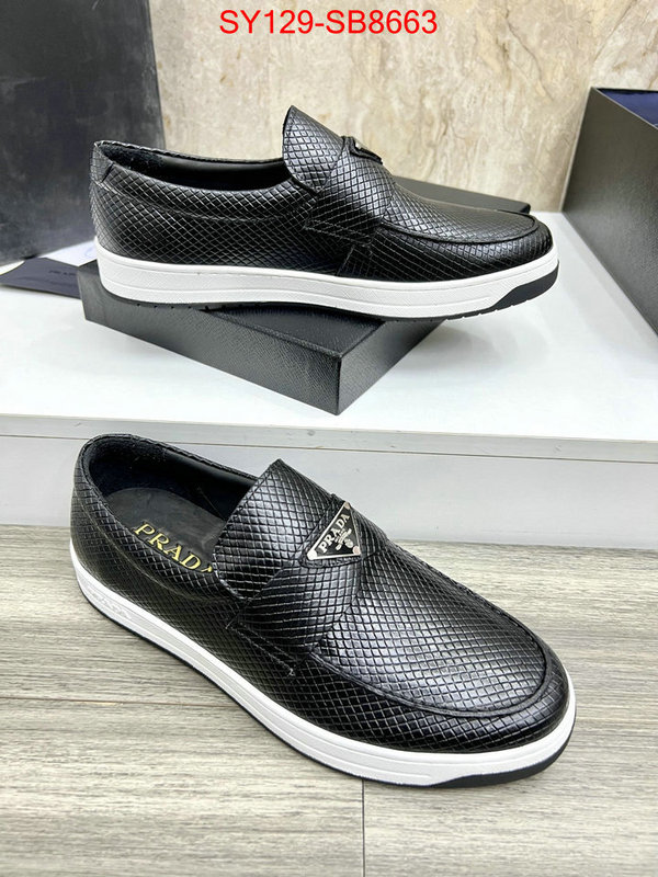 Men shoes-Prada what is a counter quality ID: SB8663 $: 129USD