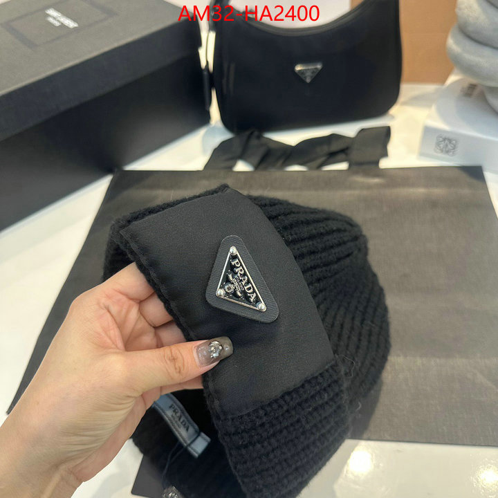 Cap (Hat)-Prada buy high quality cheap hot replica ID: HA2400 $: 32USD