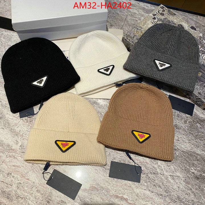 Cap (Hat)-Prada buy 2024 replica ID: HA2402 $: 32USD