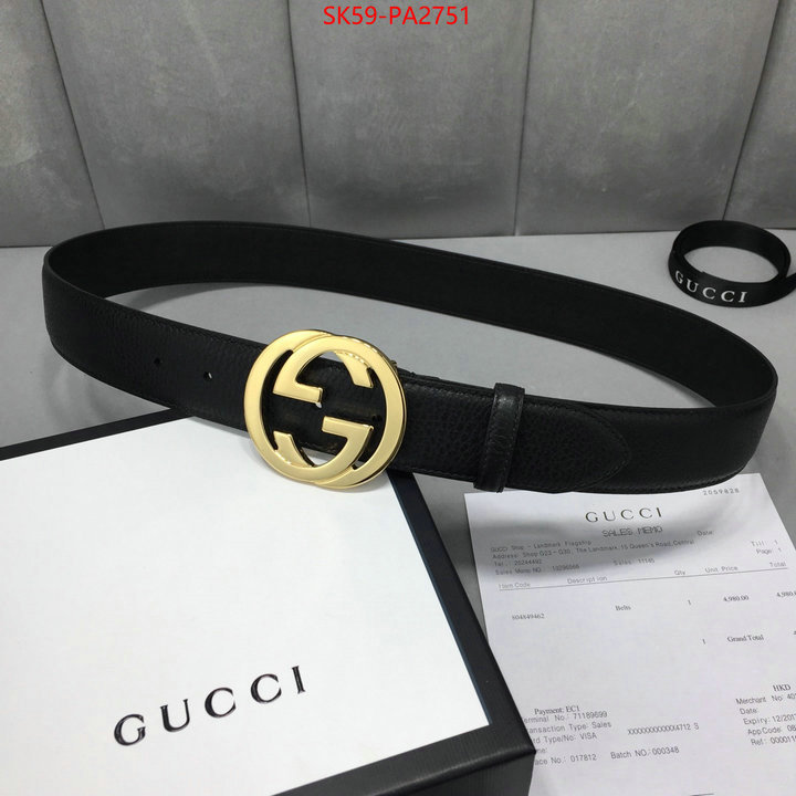 Belts-Gucci we provide top cheap aaaaa ID: PA2751 $: 59USD