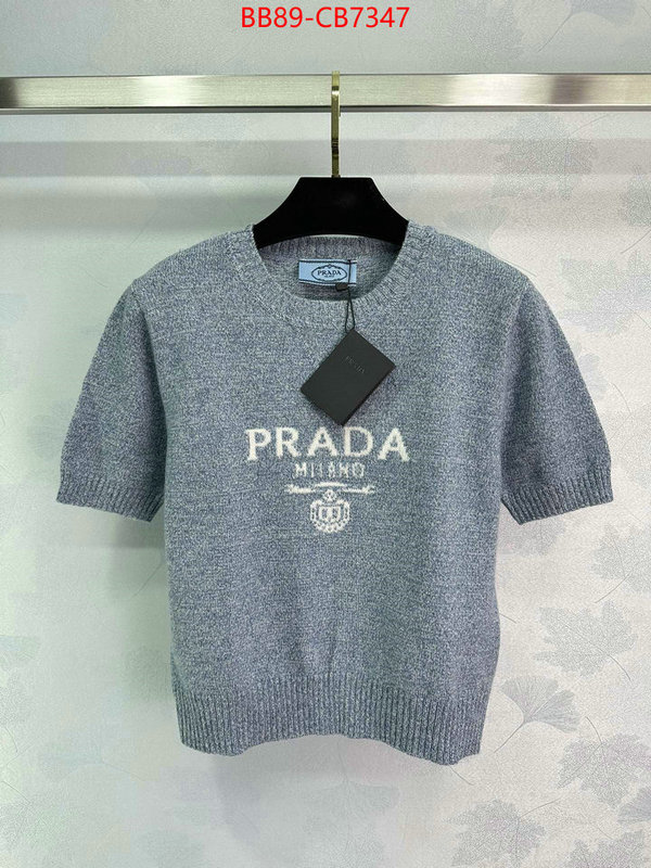 Clothing-Prada 7 star replica ID: CB7347 $: 89USD