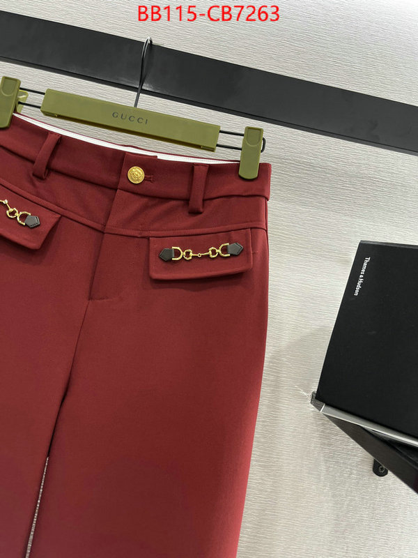 Clothing-Gucci high quality designer ID: CB7263 $: 115USD