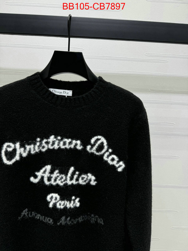 Clothing-Dior customize the best replica ID: CB7897 $: 105USD