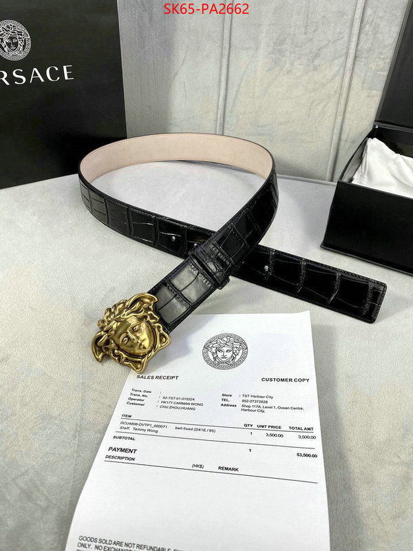 Belts-Versace hot sale ID: PA2662 $: 65USD