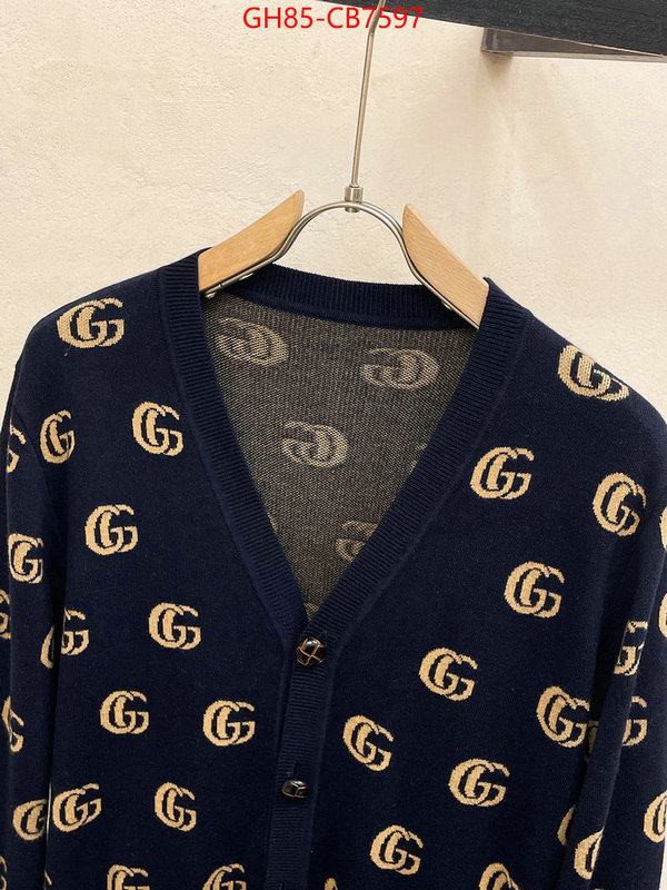 Clothing-Gucci what's the best to buy replica ID: CB7597 $: 85USD