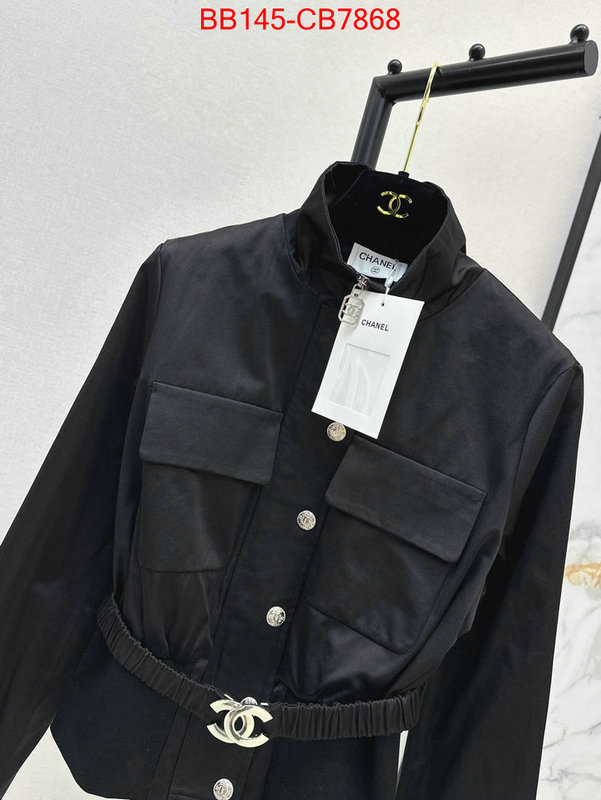 Clothing-Chanel brand designer replica ID: CB7868 $: 145USD