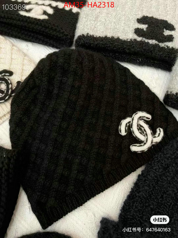 Cap (Hat)-Chanel replica designer ID: HA2318 $: 35USD