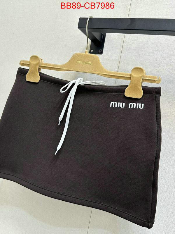 Clothing-MIU MIU best wholesale replica ID: CB7986 $: 89USD