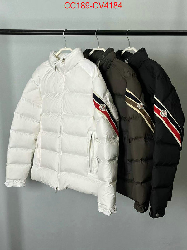 Down jacket Men-Moncler what are the best replica ID: CV4184 $: 189USD