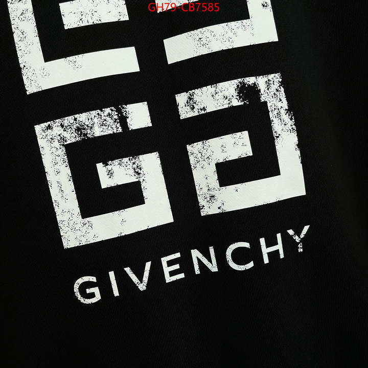 Clothing-Givenchy is it illegal to buy dupe ID: CB7585 $: 79USD