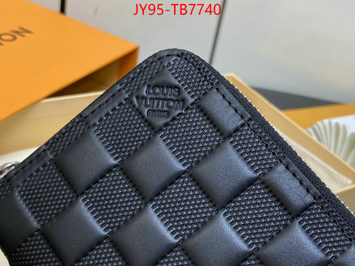 LV Bags(TOP)-Wallet how quality ID: TB7740 $: 95USD,