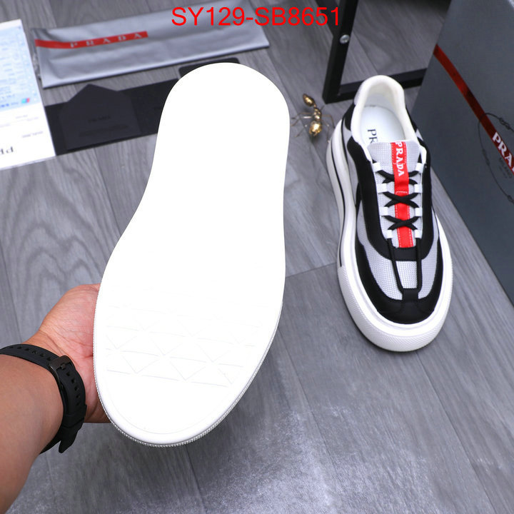 Men shoes-Prada replica aaaaa+ designer ID: SB8651 $: 129USD