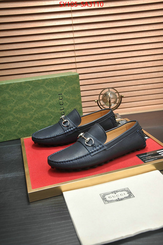 Men Shoes-Gucci top quality fake ID: SA3110 $: 105USD