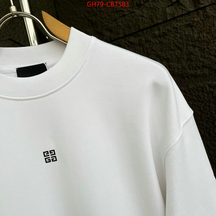 Clothing-Givenchy perfect quality designer replica ID: CB7583 $: 79USD