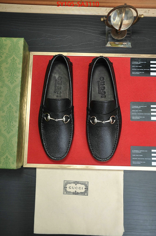 Men Shoes-Gucci top quality fake ID: SA3110 $: 105USD