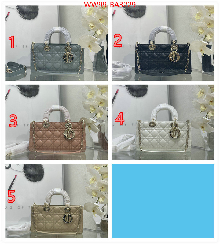 Dior Bags(4A)-Lady- buying replica ID: BA3229 $: 99USD,