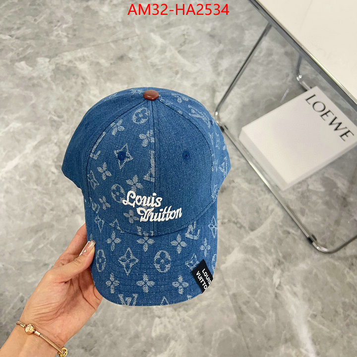 Cap(Hat)-LV high quality designer replica ID: HA2534 $: 32USD