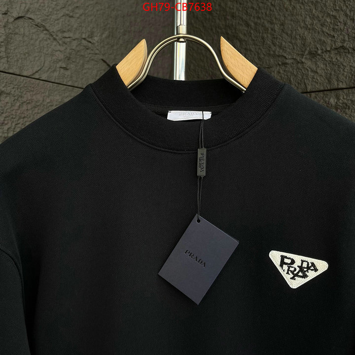 Clothing-Prada wholesale sale ID: CB7638 $: 79USD