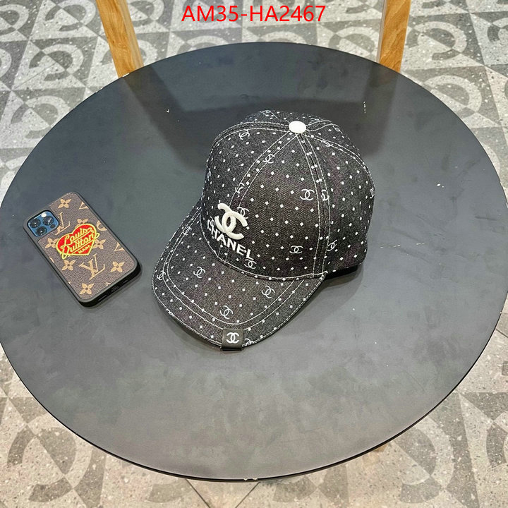 Cap (Hat)-Chanel designer 1:1 replica ID: HA2467 $: 35USD