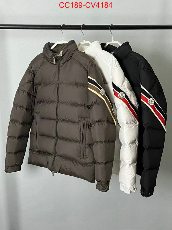 Down jacket Men-Moncler what are the best replica ID: CV4184 $: 189USD